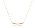 enewton 16" necklace gold- bliss bar small gold