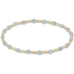 enewton gemstone gold sincerity pattern 3mm bead bracelet-aquamarine