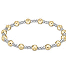 enewton classic sincerity pattern 5mm bead bracelet- mixed metal