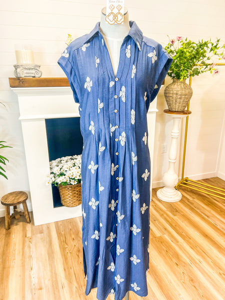 Chambray Midi