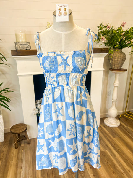 Sea Tile Dress