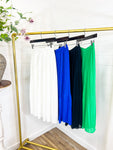 Pleated Midi Skirt