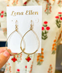Hadley Earrings-Red