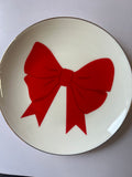 mary square christmas appetizer plate