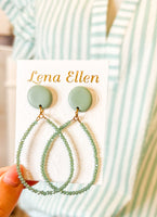 Cassie Earrings-Sage