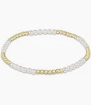 enewton classic blissful pattern 2.5mm bead bracelet-3mm pearl