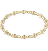 enewton dignity sincerity pattern 5mm bead bracelet-gold