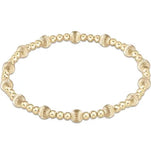 enewton dignity sincerity pattern 5mm bead bracelet-gold