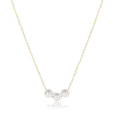 enewton 16" necklace gold- joy pearl