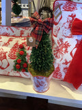 mud pie large toile boxwood