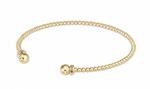 enewton classic gold 2mm bead cuff-gold