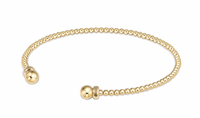 enewton classic gold 2mm bead cuff-gold