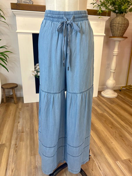 Chambray Pants