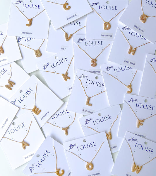 LL Bubble Initial Necklace
