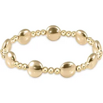 enewton honesty gold sincerity pattern 6mm bead bracelet