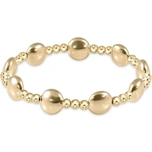 enewton honesty gold sincerity pattern 6mm bead bracelet