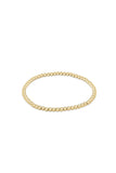 enewton egirl classic gold 3mm bead bracelet