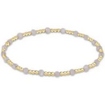 enewton gemstone gold sincerity pattern 3mm bead bracelet-moonstone