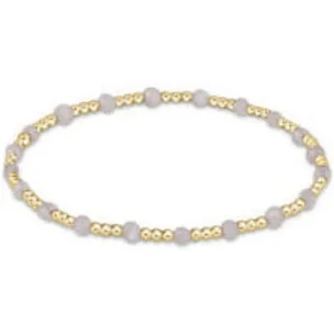 enewton gemstone gold sincerity pattern 3mm bead bracelet-moonstone