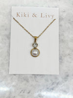 Pearl & Bling Necklace