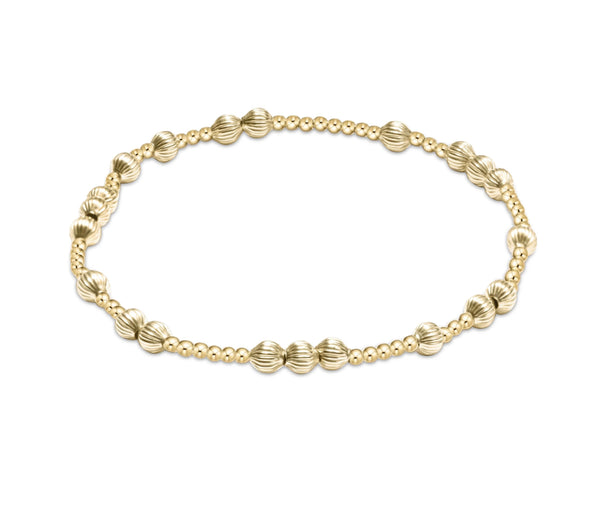 enewton hope unwritten dignity 4mm bead bracelet-gold