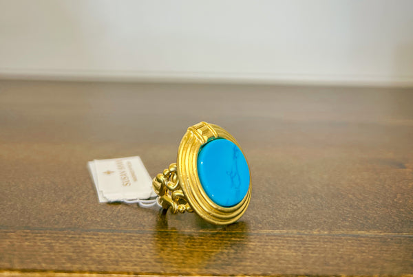 Susan Shaw Roma Ring- Turquoise