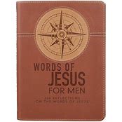 Devotional Words of Jesus for Men Faux Leather