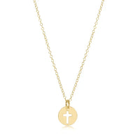 enewton 16" necklace gold-blessed small disc