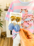 Sanibel Earrings-Blue