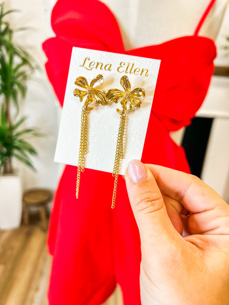 Floral Chain Earrings