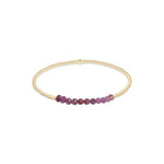 enewton gold bliss 2mm bead bracelet-ruby