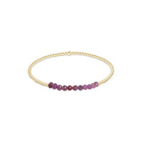 enewton gold bliss 2mm bead bracelet-ruby