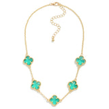 Meadow Necklace-Large-Green