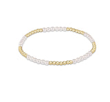 enewton classic blissful pattern 2.5mm bead bracelet-3mm pearl
