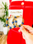 Rope Hoops-Navy