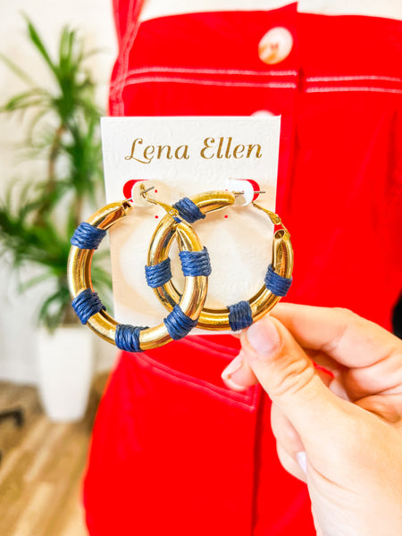 Rope Hoops-Navy