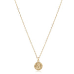 enewton 16" necklace gold-protection small gold disc