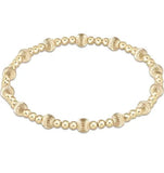 enewton dignity sincerity pattern 5mm bead bracelet-gold
