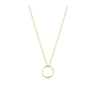 enewton 16" necklace gold-halo gold charm
