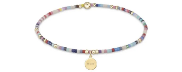 enewton egirl hope unwritten bracelet-hot mess-be you. small gold disc