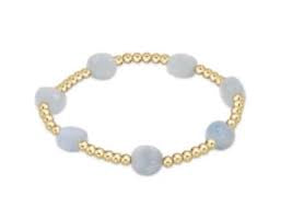 enewton admire gold 3mm bead bracelet-aquamarine