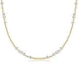 enewton 15" choker hope unwritten-3mm pearl