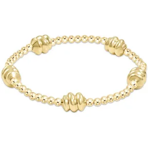 enewton admire gold 3mm bead bracelet-gold
