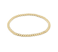 enewton classic gold 3mm bead bracelet