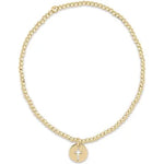 enewton egirl classic gold 2mm bead bracelet-blessed small gold disc