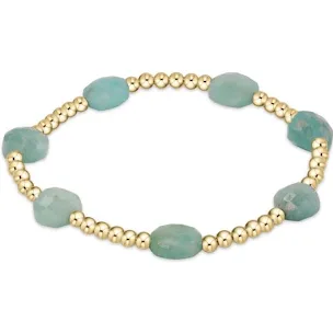 enewton admire gold 3mm bead bracelet-amazonite
