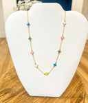 Clover Choker Necklace-Multi Color