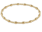 enewton harmony sincerity pattern 2mm bead bracelet-gold