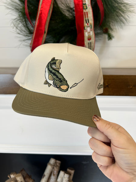 EO Hat-Bass Green/Cream