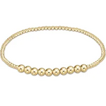 enewton classic gold beaded bliss 2mm bead bracelet-4mm gold